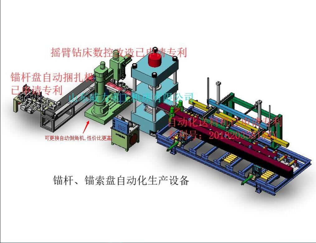 錨桿托盤生產加工生產線